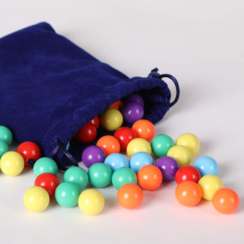 Laviesto replacement marbles ideal for Chinese checkers board compatibility.