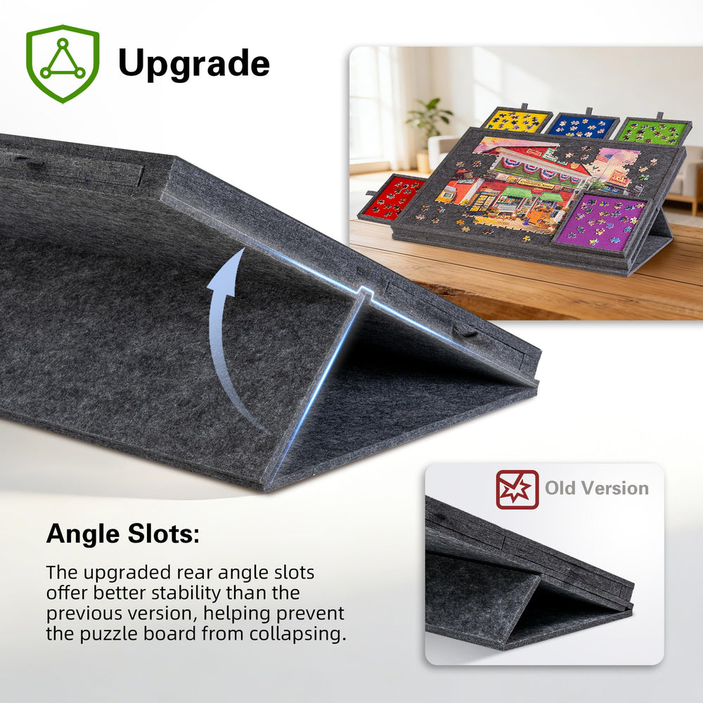 Lavievert 1000-piece puzzle board with ample space for large layouts.
