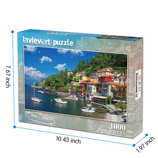 Lavievert Lake Como puzzle box shows premium cardboard for durability.