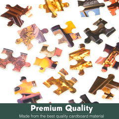 Lavievert 500pc puzzle backside zones guide quick categorization for efficient solving.