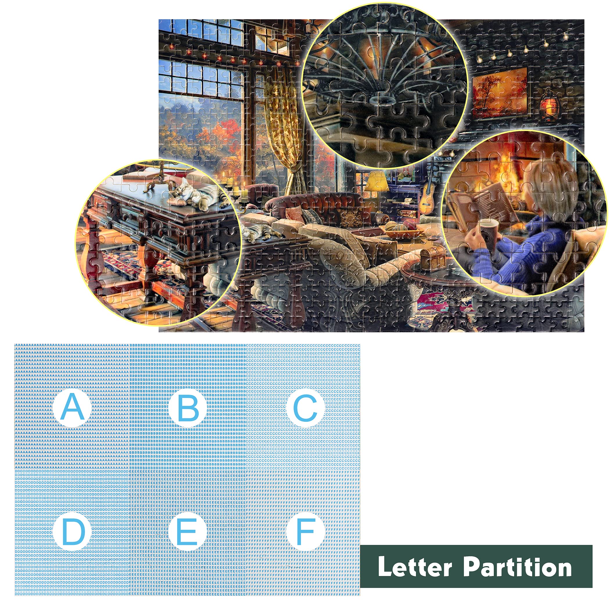 Lavievert 500pc puzzle family bonding moment during relaxed afternoon activity.