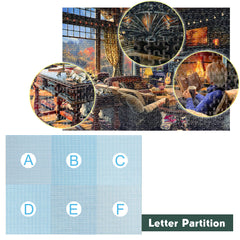 Lavievert 500pc puzzle family bonding moment during relaxed afternoon activity.