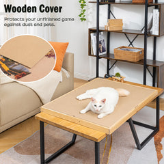 Lavievert built-in easel stand keeps the puzzle at a convenient height.