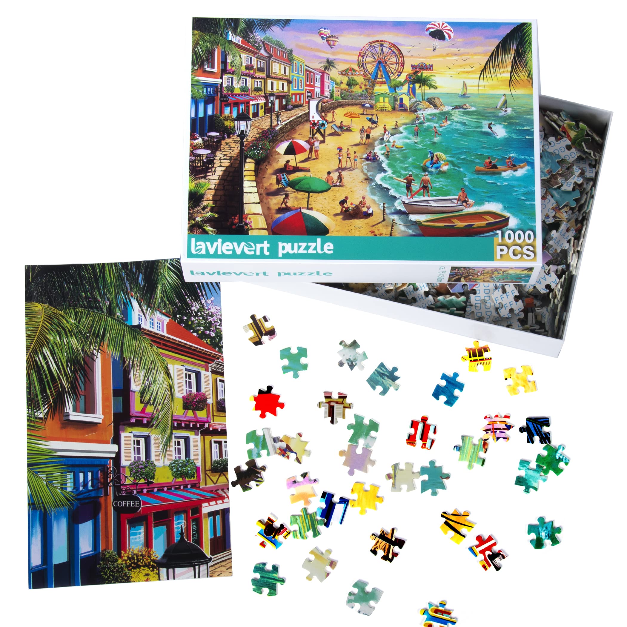 Lavievert jigsaw family puzzle session fostering collaboration and fun