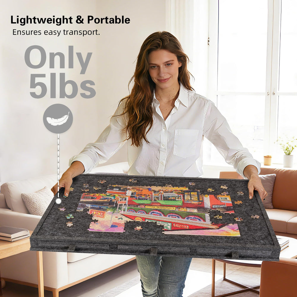 Lavievert lightweight felt puzzle board designed for comfortable handling.