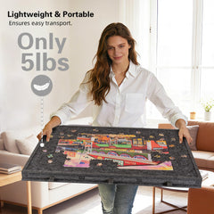 Lavievert lightweight felt puzzle board designed for comfortable handling.