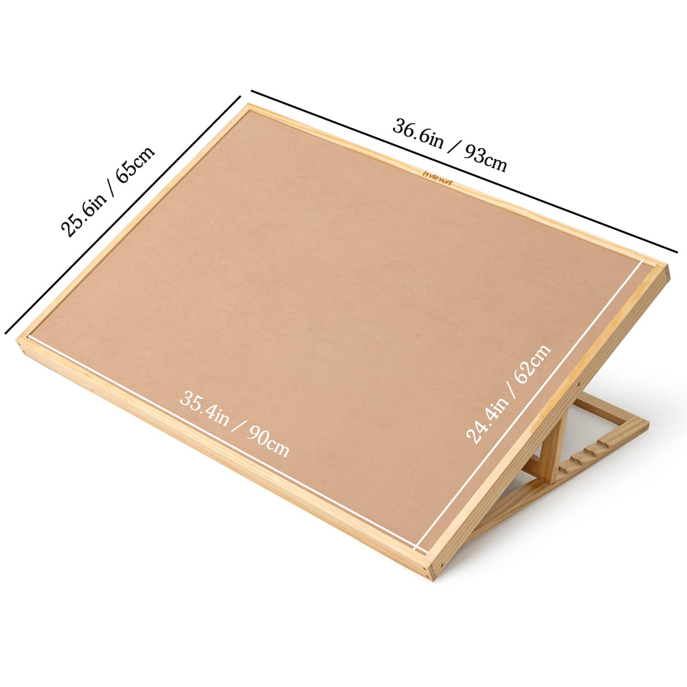 Lavievert non-slip flannel top minimizes piece sliding during assembly.