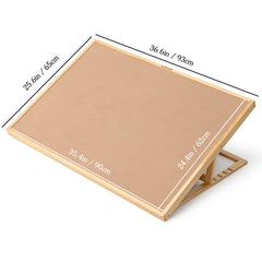 Lavievert non-slip flannel top minimizes piece sliding during assembly.