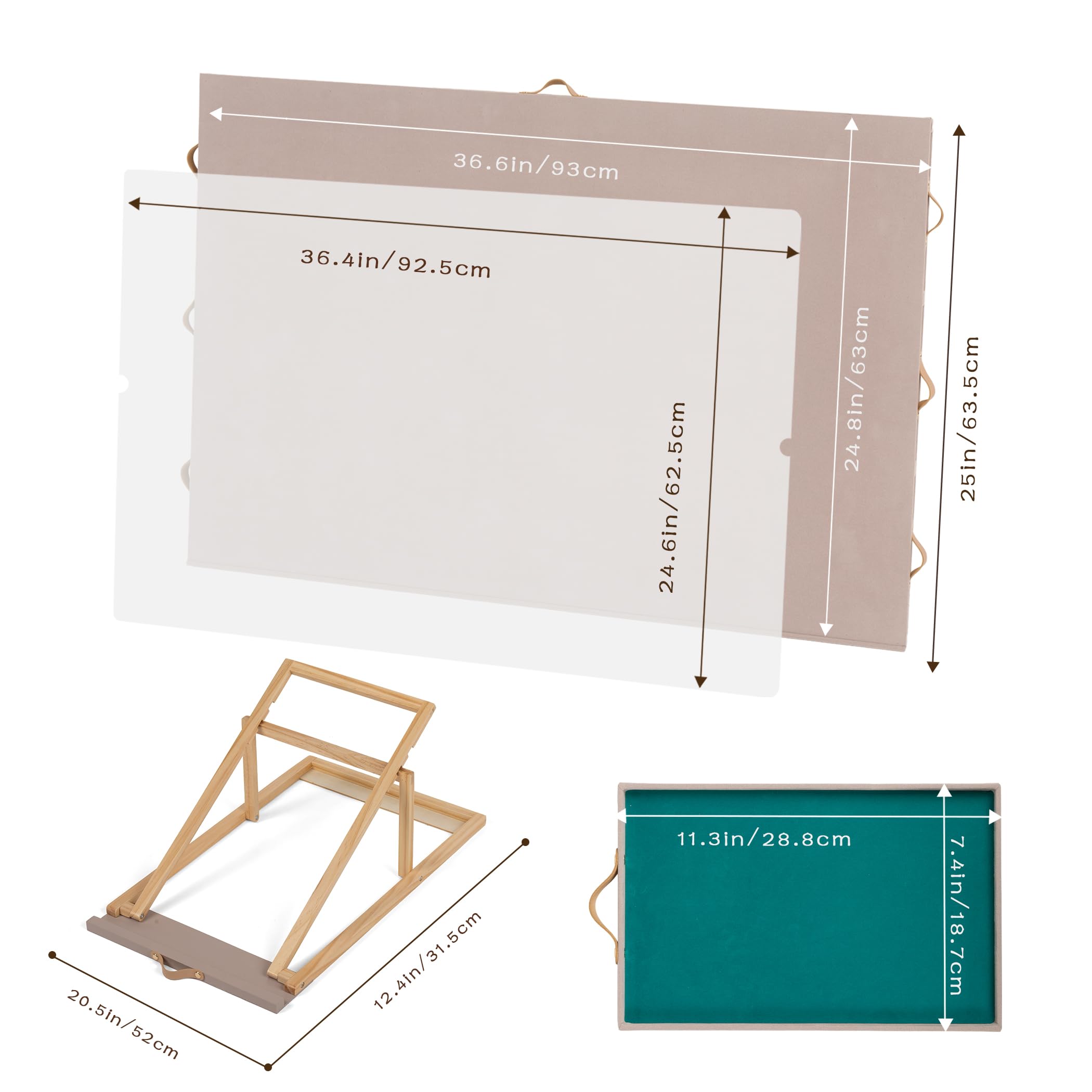 Lavievert pinewood and MDF core ensures durability and warp resistance
