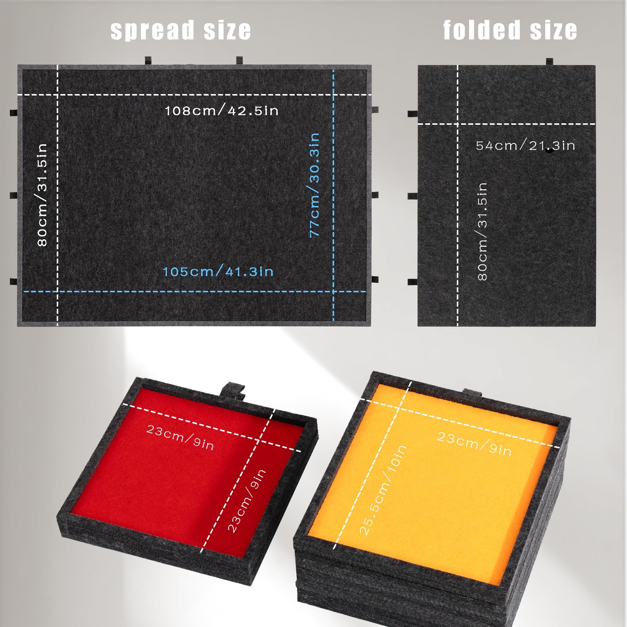 Lavievert puzzle board dust-protective cover guards unfinished puzzles.
