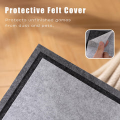 Lavievert puzzle board tilting angle 13 degrees for relaxed setup.