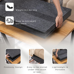 Lavievert puzzle board tilting angle 23 degrees for better posture.