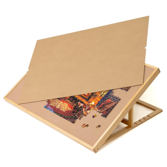 Lavievert tilting puzzle board with adjustable angles for comfortable long sessions.