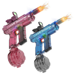 Lawdiey electric water gun blue front view for dynamic pool battles