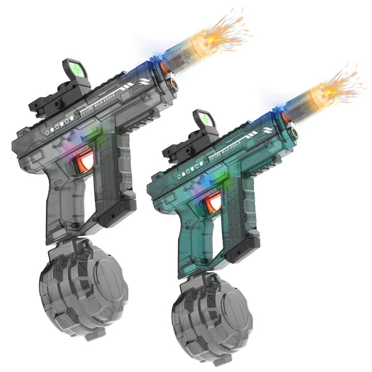 Lawdiey electric water gun with flame light for dramatic visual cues in battles