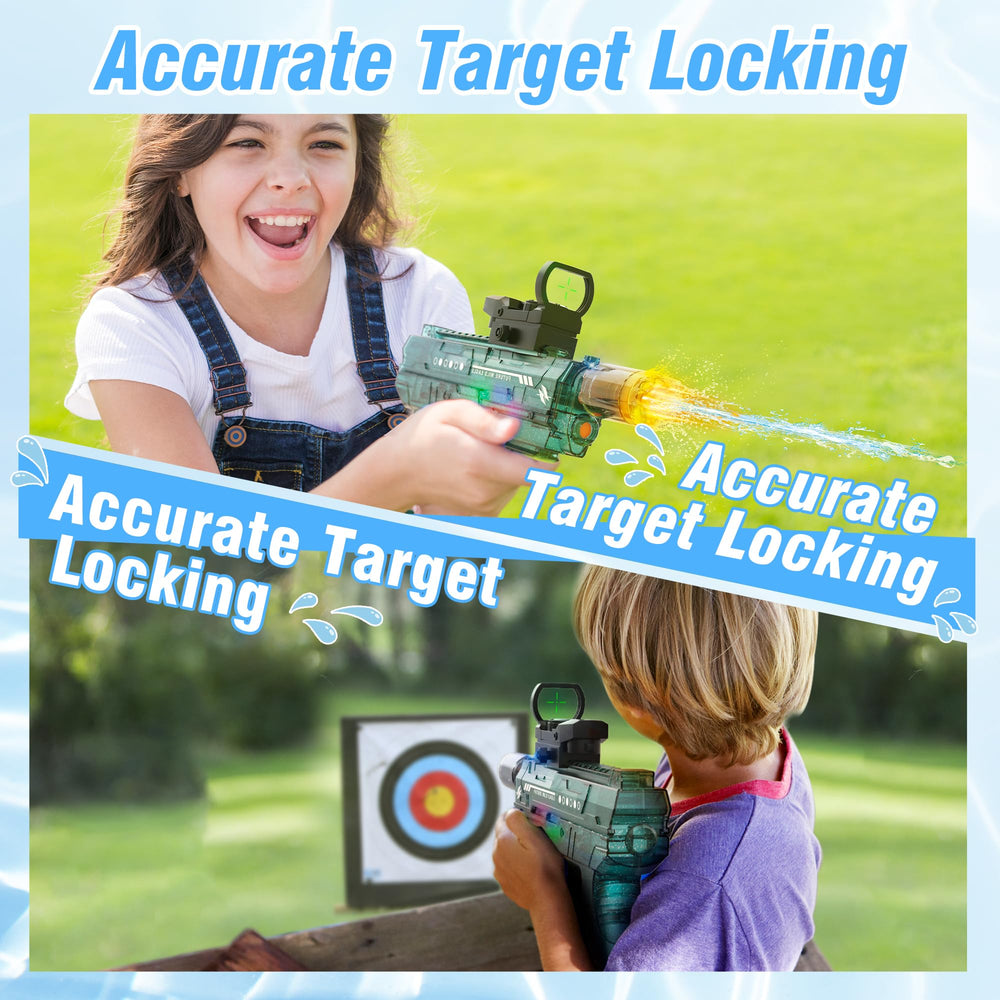 Lawdiey water gun auto refill by submerging the muzzle for continuous action