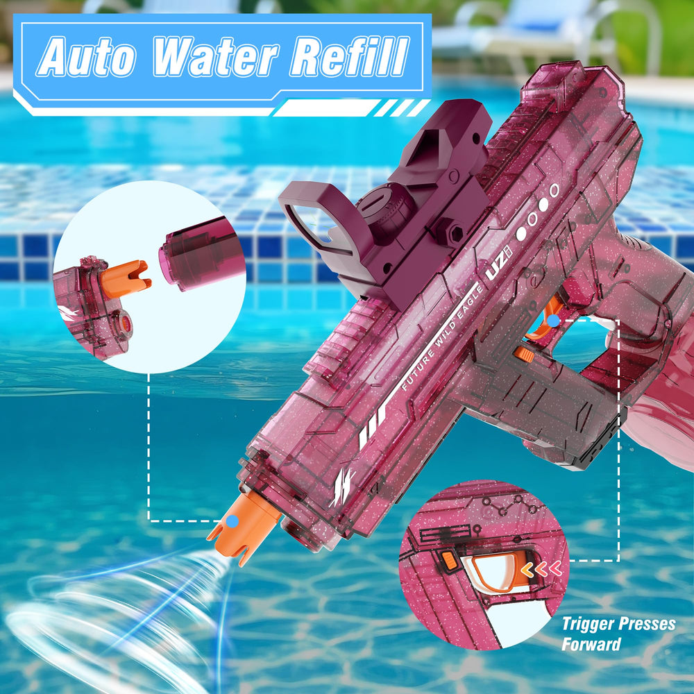 Lawdiey water gun suitable for both kids and adults outdoors.