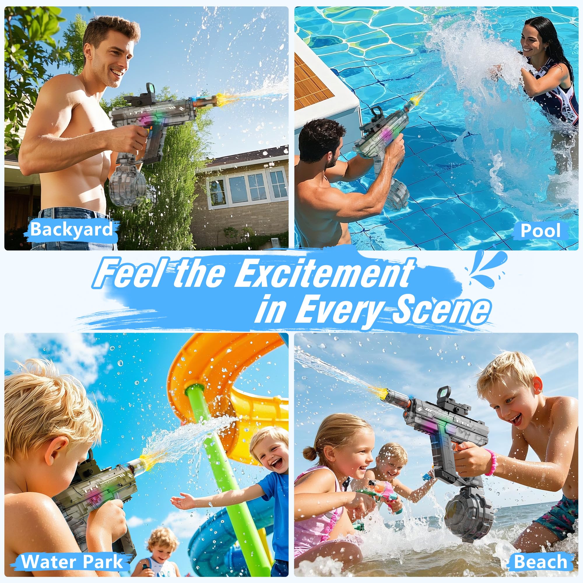 Lawdiey water gun ideal for beach pool and backyard use