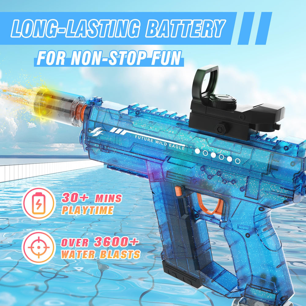 Lawdiey water gun splash-resistant design withstands outdoor splashes.