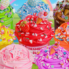 LAWOHO 18-pack slimes 60ml containers for neat, easy storage