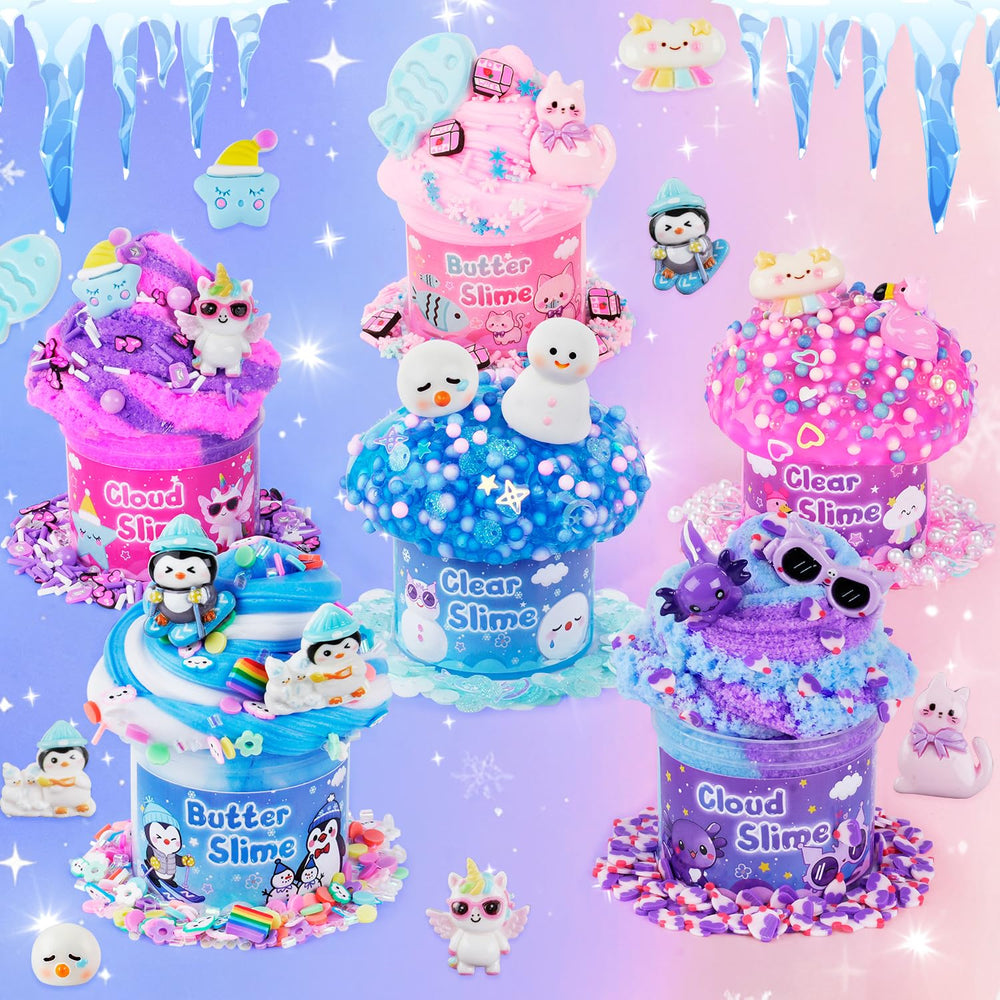 LAWOHO Each jar is 60ml, totaling 360ml for versatile play