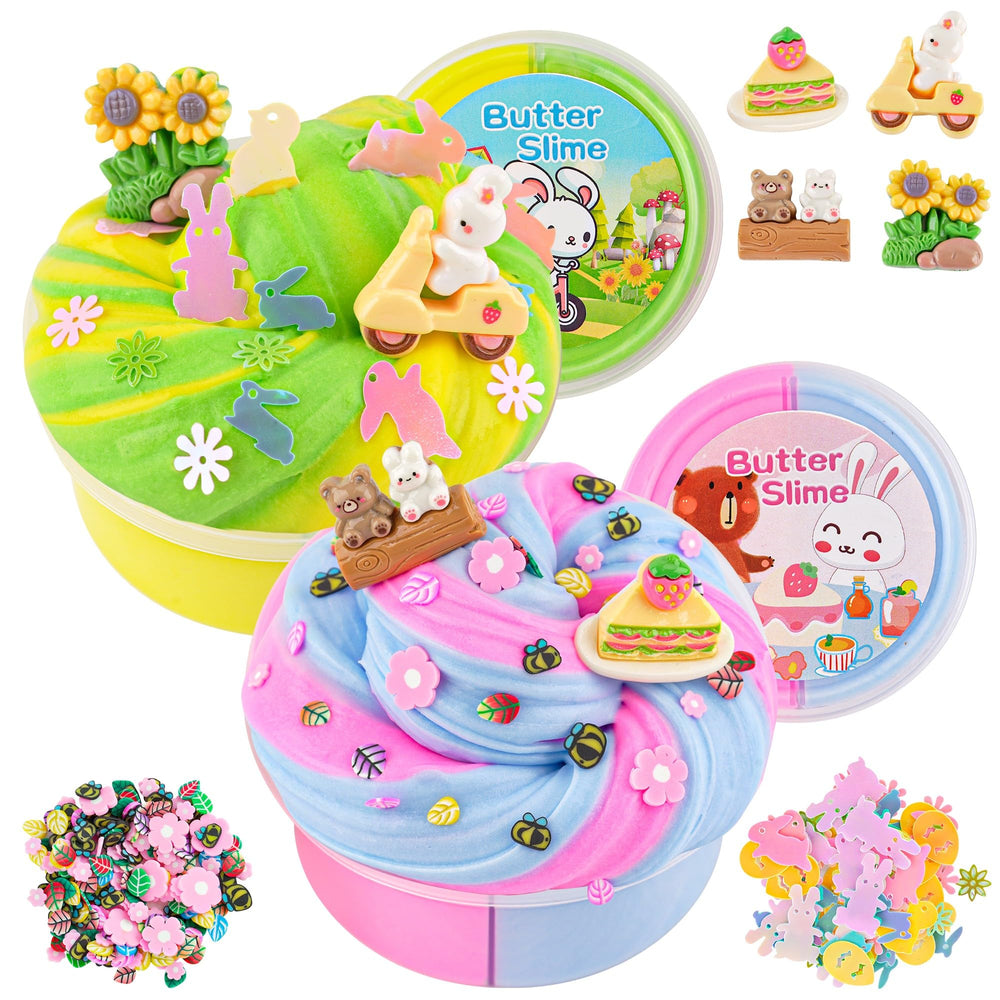 LAWOHO butter slime kit packaging for gifts and play