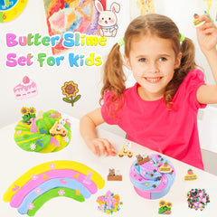 LAWOHO Easter basket slime kit for party favors