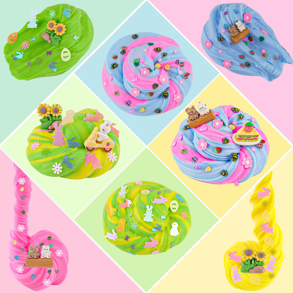 LAWOHO kids squeezing slime for hands-on fun