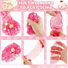 LAWOHO Slime add-ins packs for creative textures and colorful results.