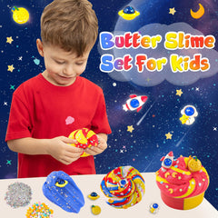 LAWOHO slime bucket with safety seal easy to open and store