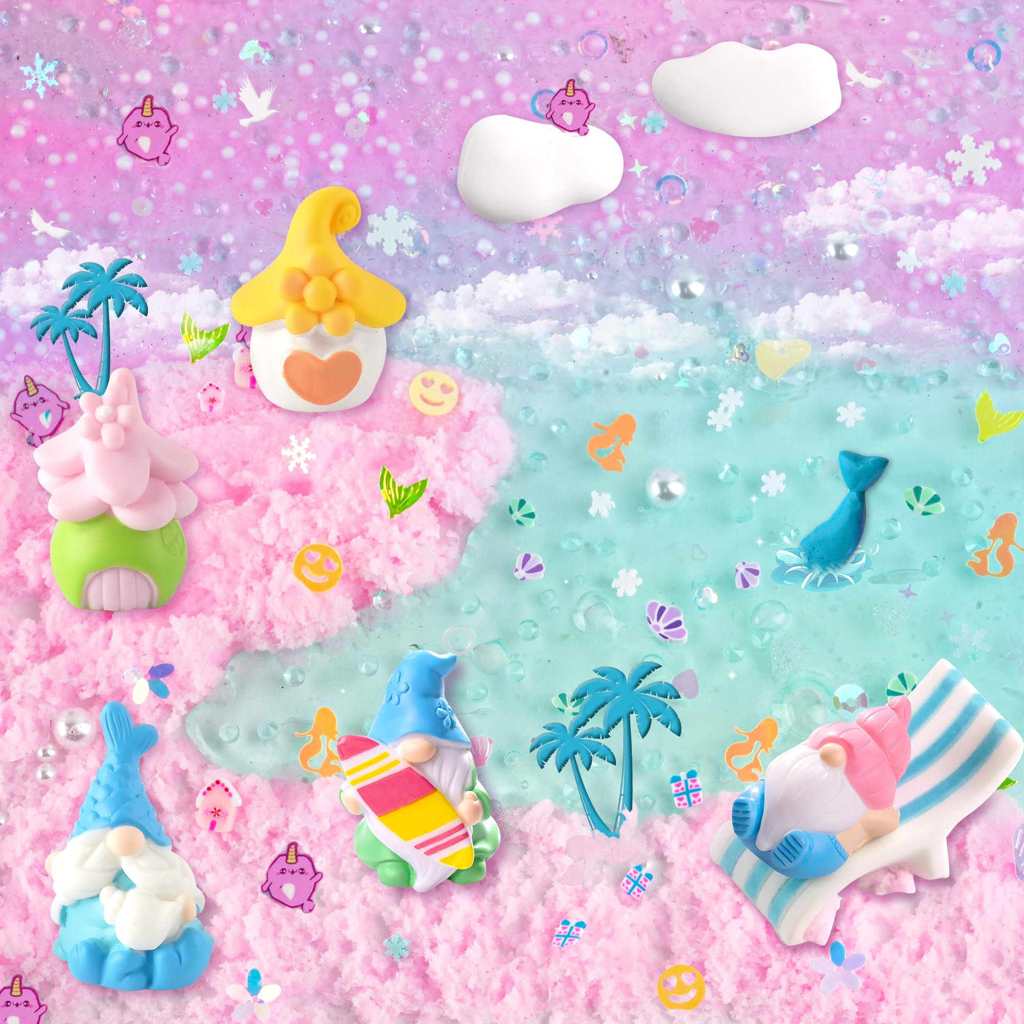 LAWOHO cloud slime texture showcases fluffy softness for calming hands-on play.