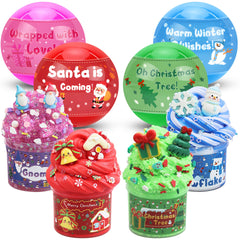 LAWOHO slime kit with pre-filled balls, ideal stocking stuffer for kids.