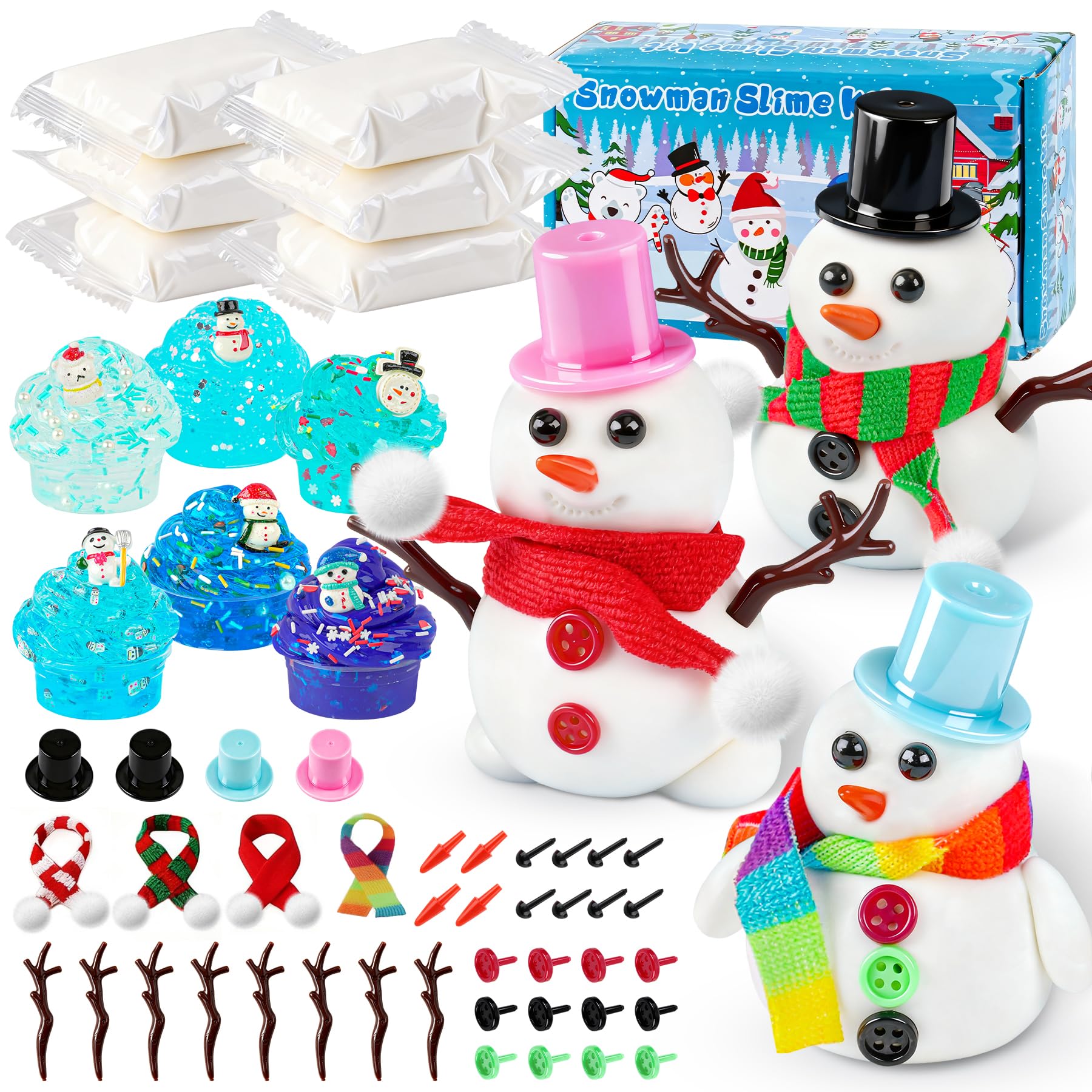 LAWOHO snowman kit packaging for gifting and display