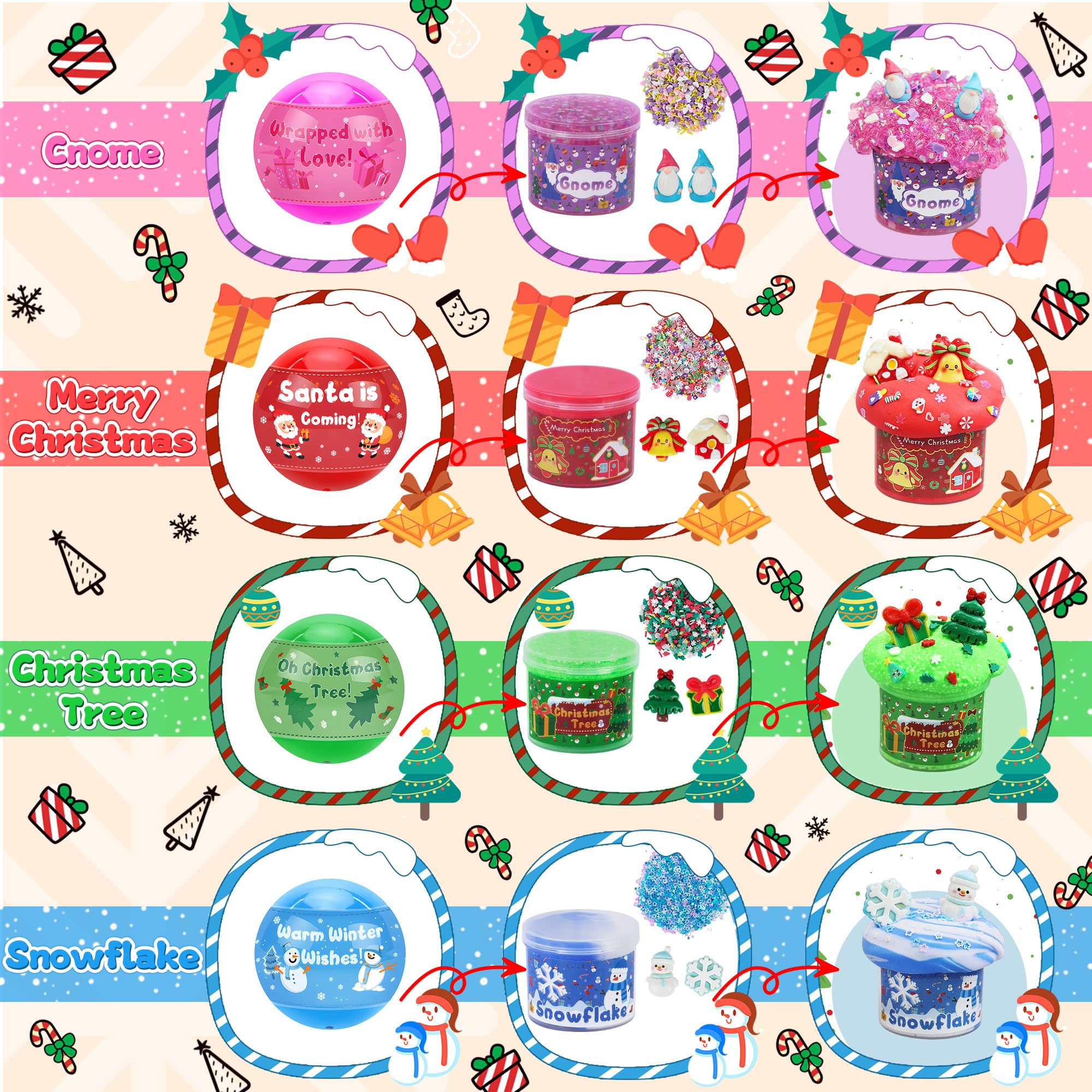 LAWOHO white cloud slime with slow stretch and snowflake-like visuals.