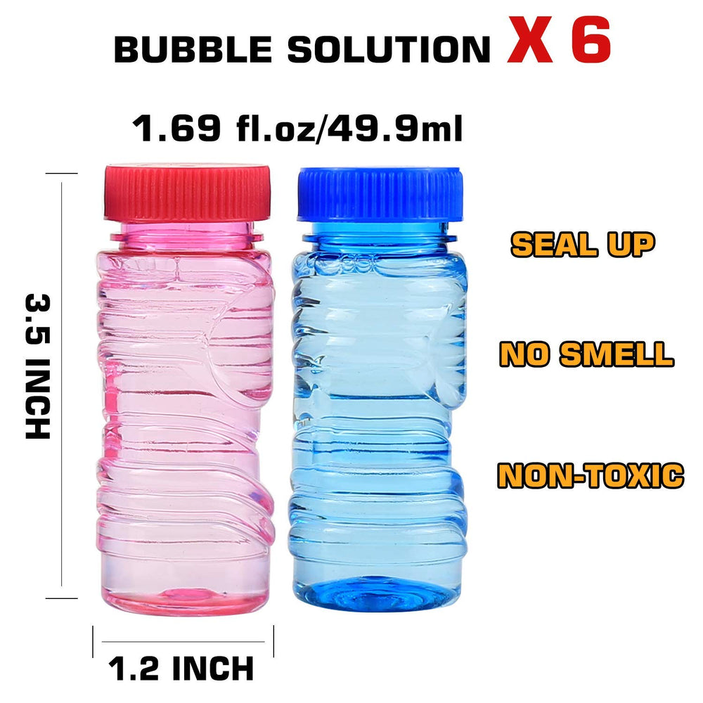 Laxdacee bubble solution bottle included for immediate use