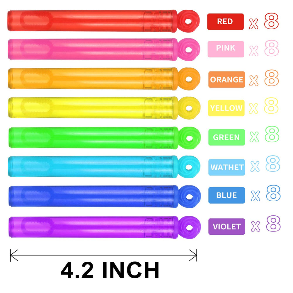 Laxdacee Bubble Wands 4.2-inch size easy grip for kids.
