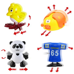 Laxdacee wind-up toys Santa snowman; festive stocking stuffers for kids.