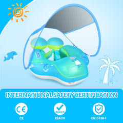 LAYCOL anti-flip safety design keeps the little swimmer secure