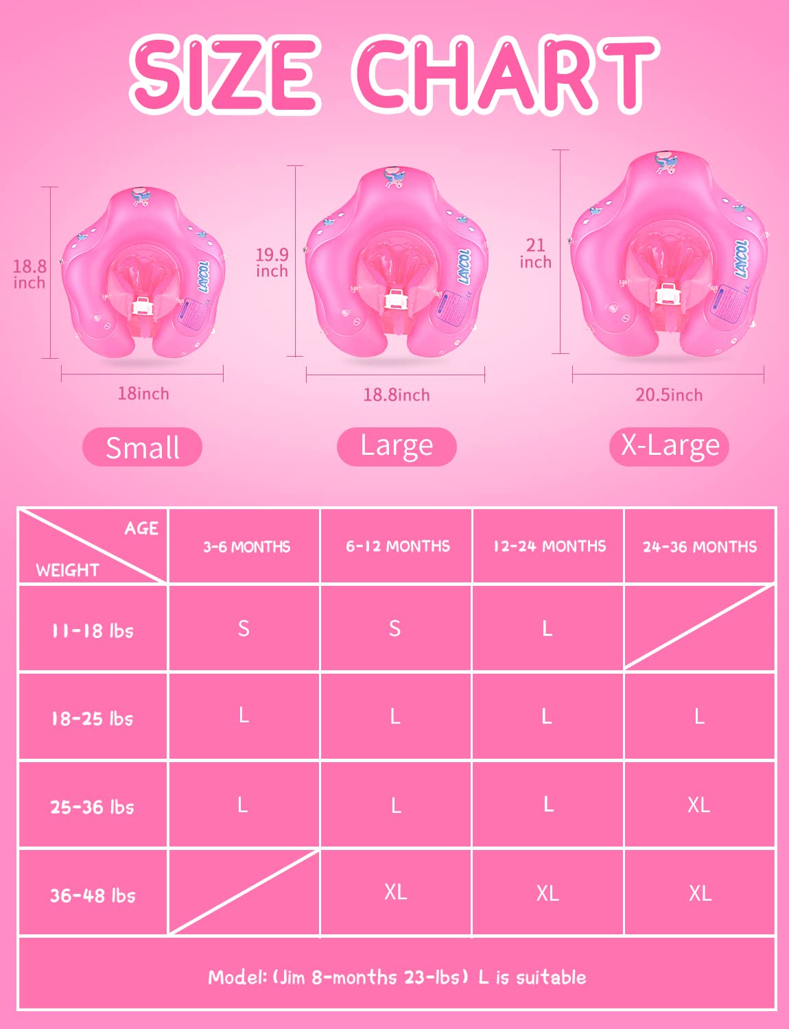 LAYCOL float supports backstroke and breaststroke learning in water