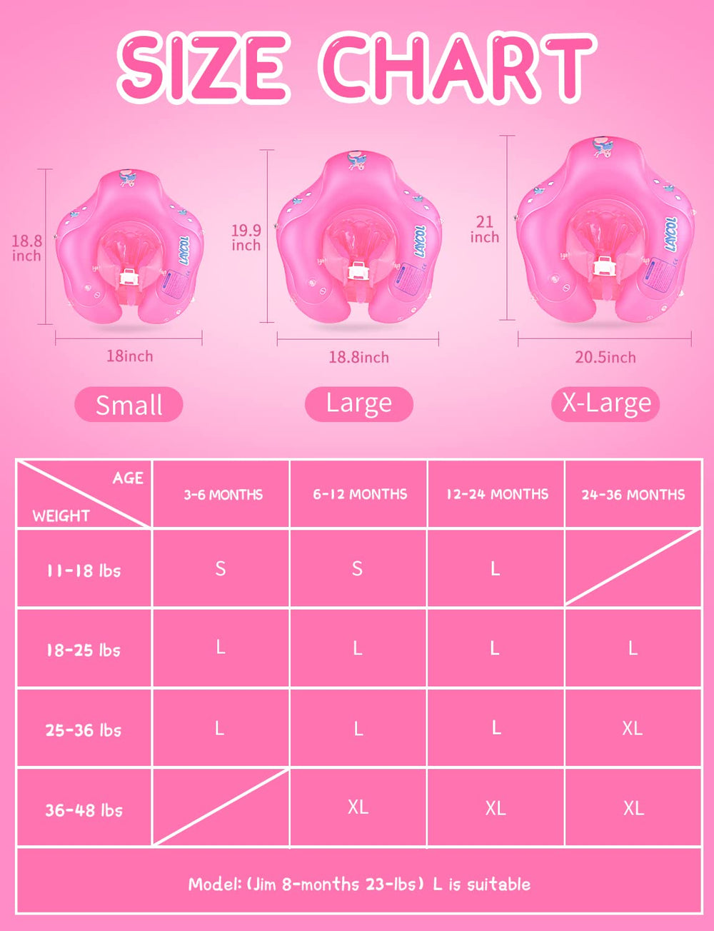 LAYCOL float supports backstroke and breaststroke learning in water