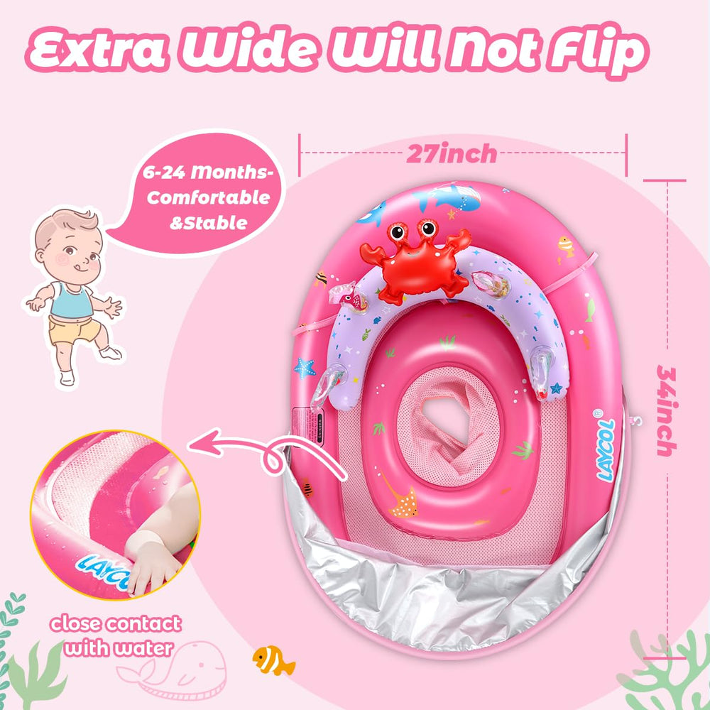 LAYCOL toddler float suitable for 6-36 months for gentle water introduction.