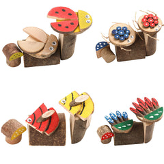 LAZACA diy-wood-art-project captures vibrant family crafting moments