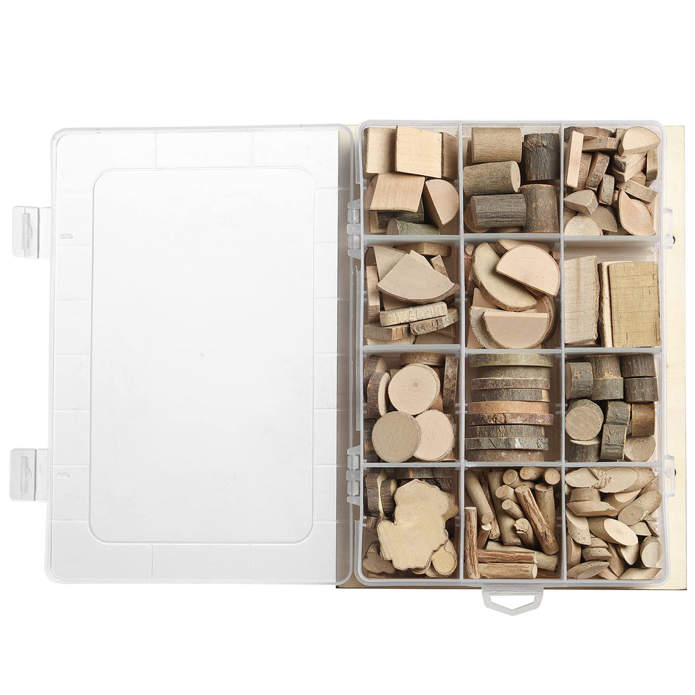 LAZACA wood-slab-and-case shown for organized storage and easy access