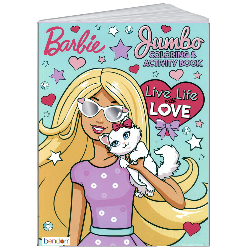 Lazy Days Barbie color-and-draw pages invite imagination during screen-free moments.