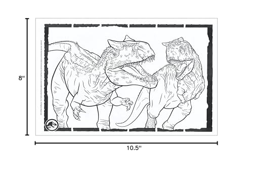 Lazy Days Jurassic World durable soft-cover design withstands travel.