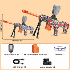 LAZZAROU two-player outdoor team play set for parties.