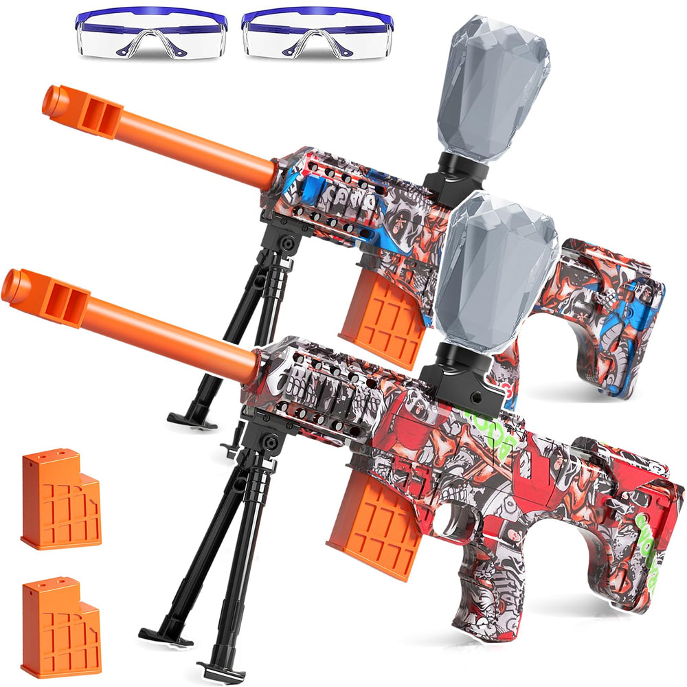 LAZZAROU gel blaster side view for quick setup and outdoor play.
