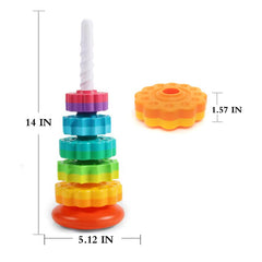 LBAIBB Rainbow Spin Tower highlights colorful textures and color exploration