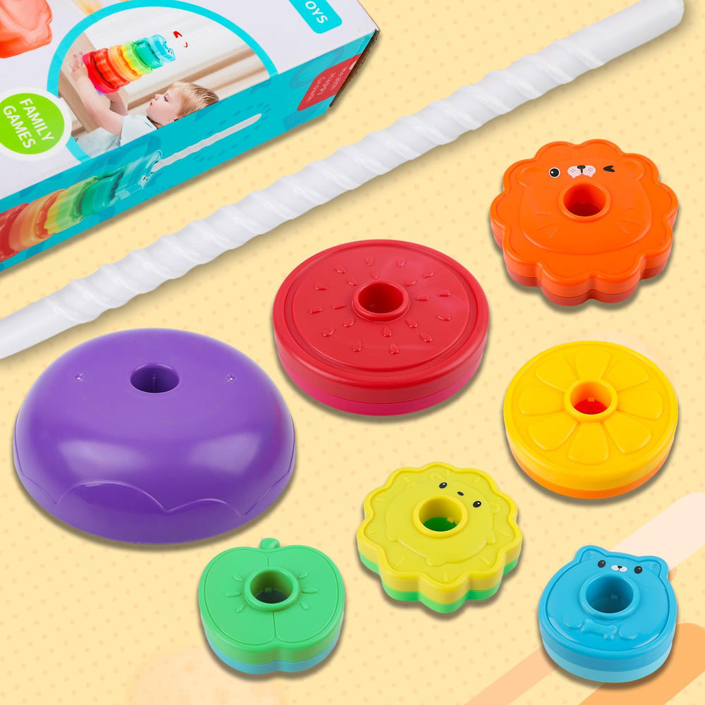 LBAIBB Rainbow Spin Tower pole and base promote a stable setup.
