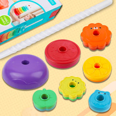 LBAIBB Rainbow Spin Tower pole and base promote a stable setup.